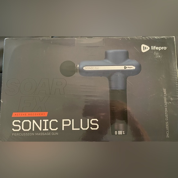 Lifepro Sonic Plus Percussion Massage Gun - new in sealed box. - Picture 1 of 3